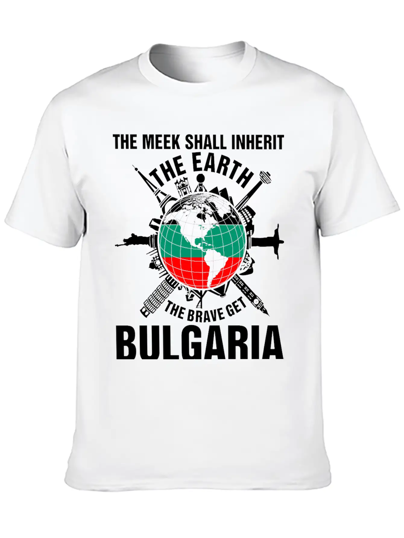 The Earth Brave Get Bulgaria Unisex Casual T-Shirt ¨C Clean Design For Daily Comfort