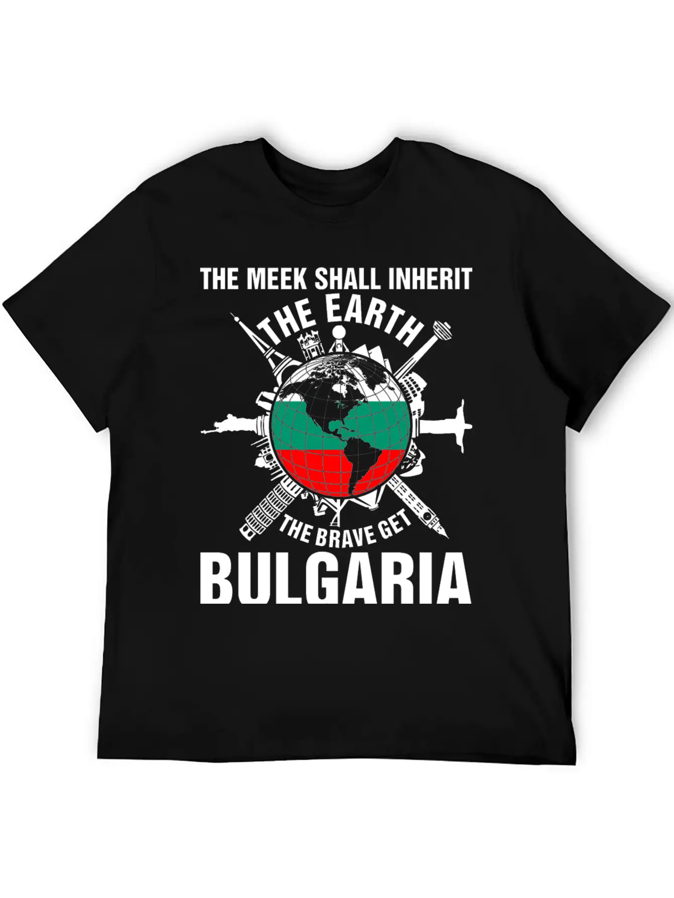 The Earth Brave Get Bulgaria Unisex Casual T-Shirt ¨C Clean Design For Daily Comfort