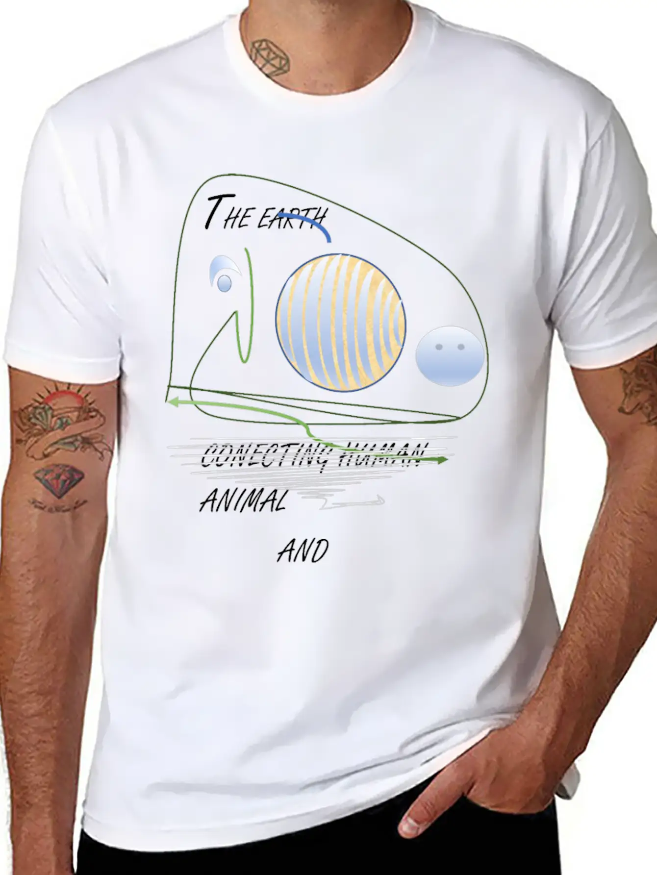 THE EARTH Soft Cotton Short Sleeve Tee ¨C Unisex Wardrobe Staple