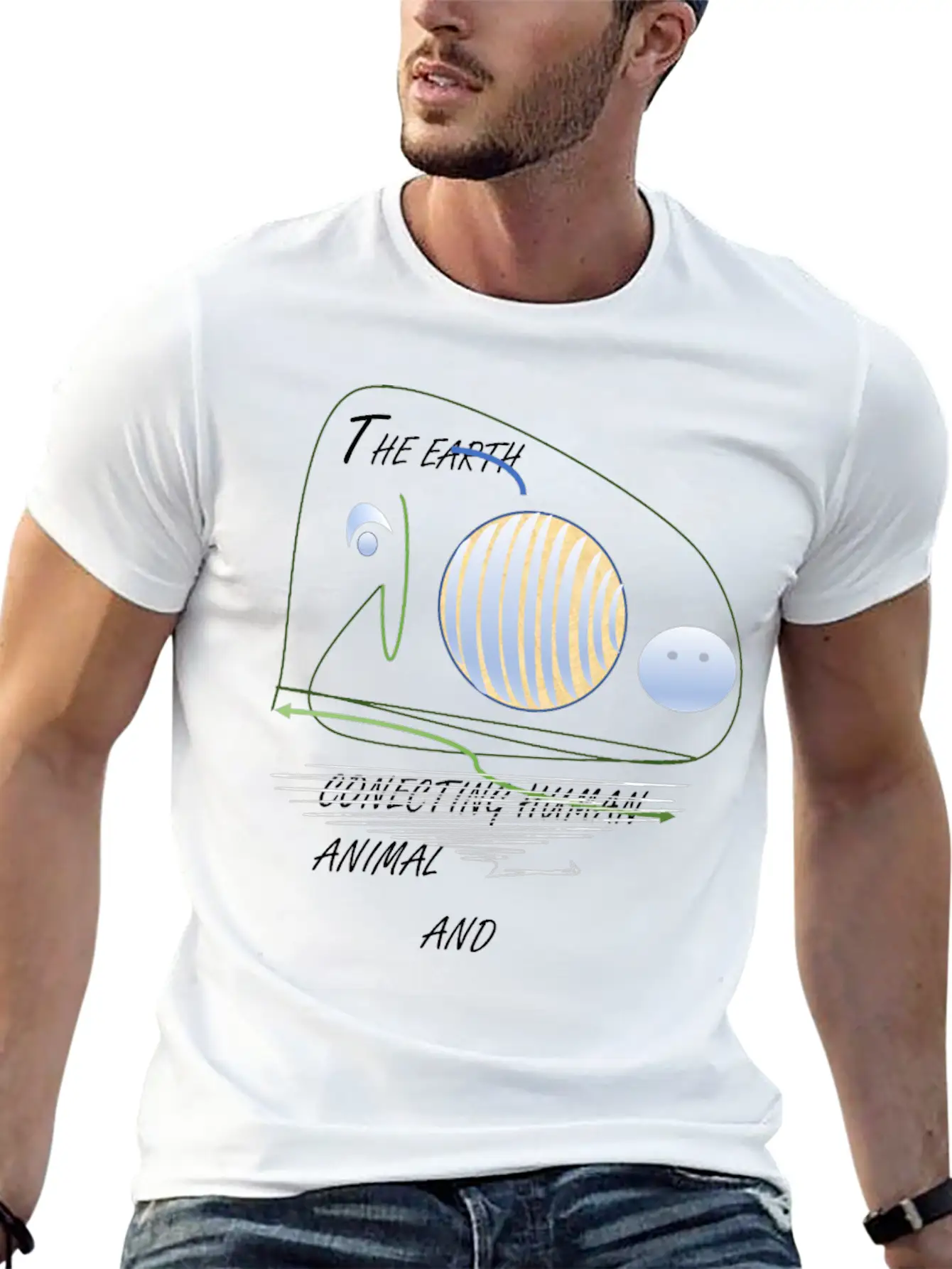 THE EARTH Soft Cotton Short Sleeve Tee ¨C Unisex Wardrobe Staple