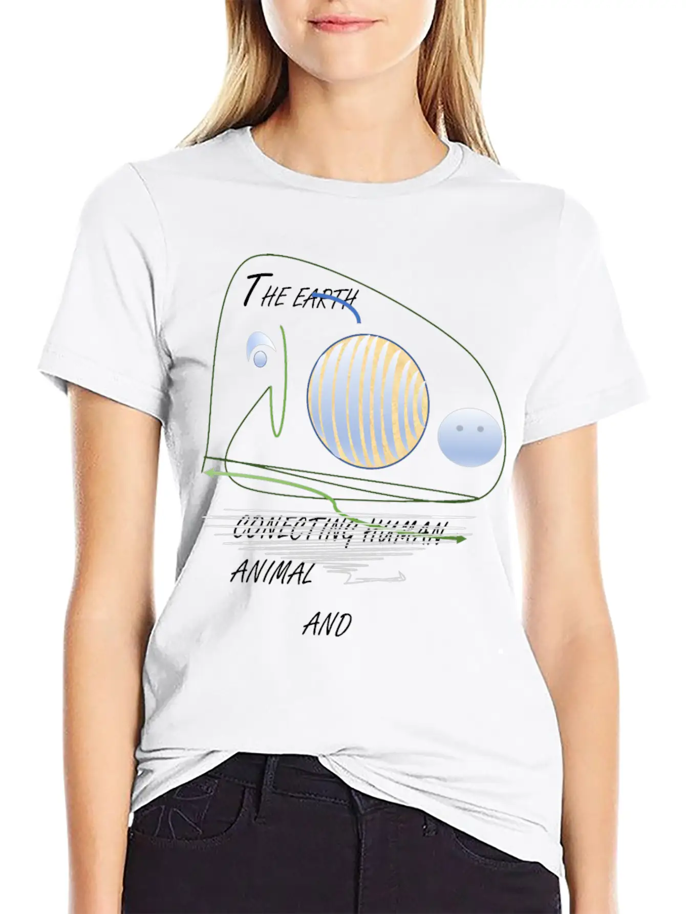 THE EARTH Soft Cotton Short Sleeve Tee ¨C Unisex Wardrobe Staple