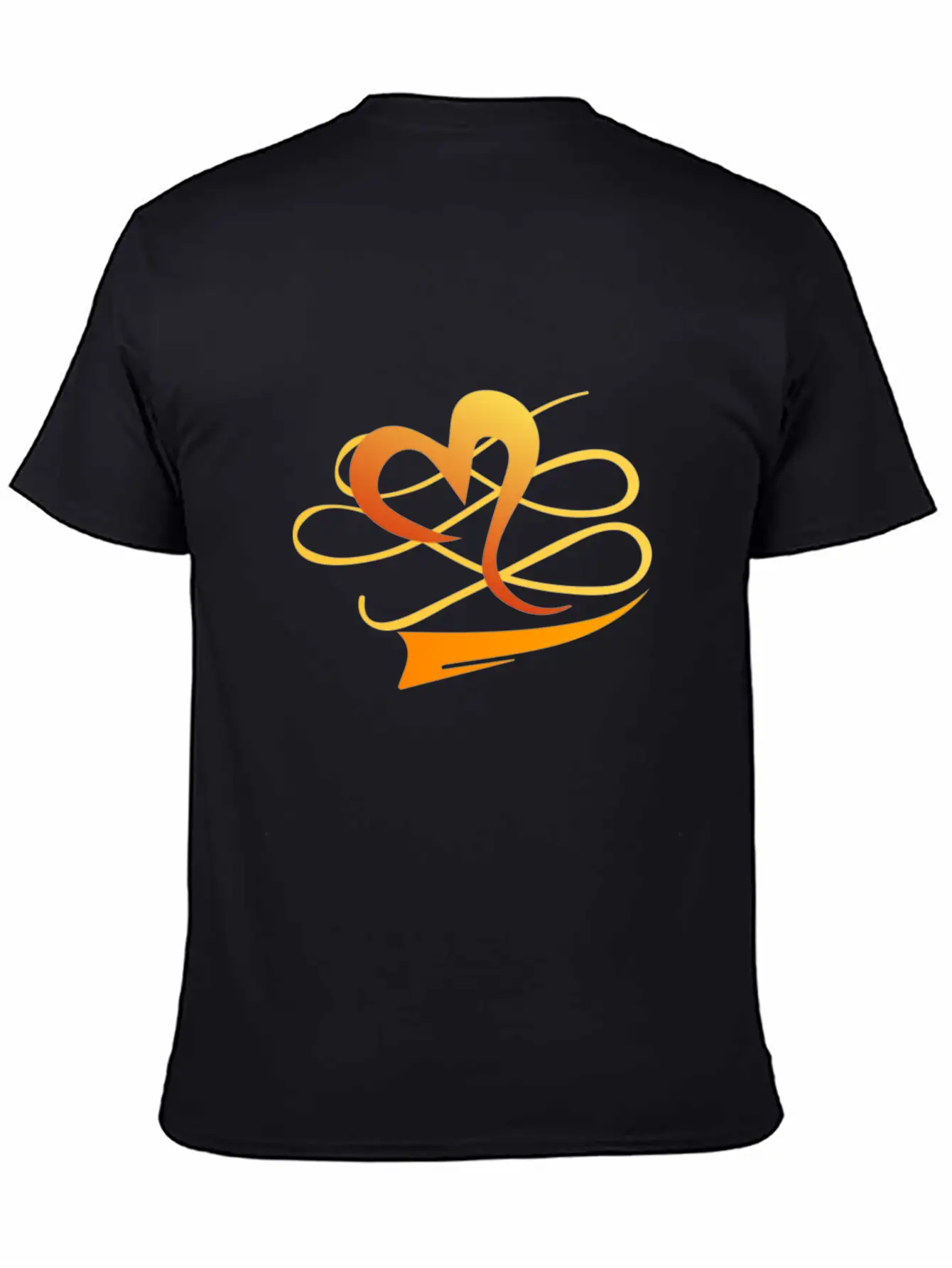 The Golden Heart Essential Cotton Tee For Daily Outfits ¨C Unisex Style