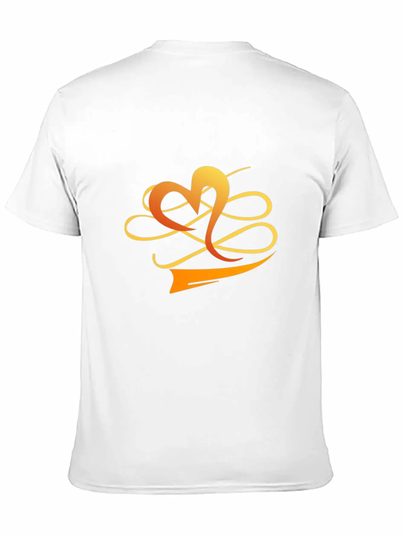 The Golden Heart Essential Cotton Tee For Daily Outfits ¨C Unisex Style