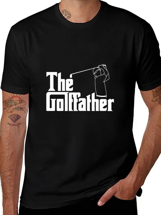 The Golf Father The Golffather Golfer Shirt Basic Graphic T-Shirt ¨C Daily Comfort In Soft Cotton
