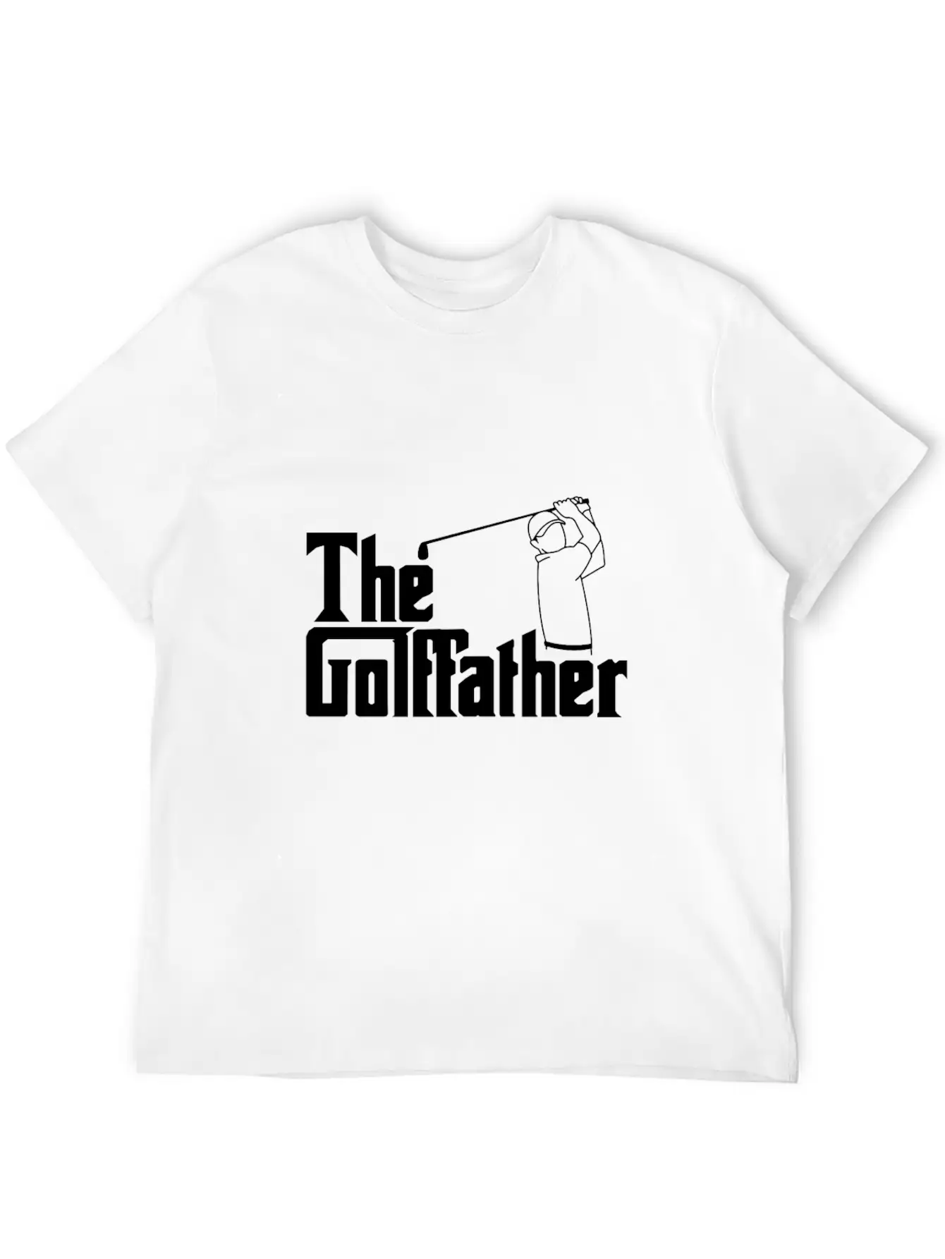 The Golf Father The Golffather Golfer Shirt Basic Graphic T-Shirt ¨C Daily Comfort In Soft Cotton