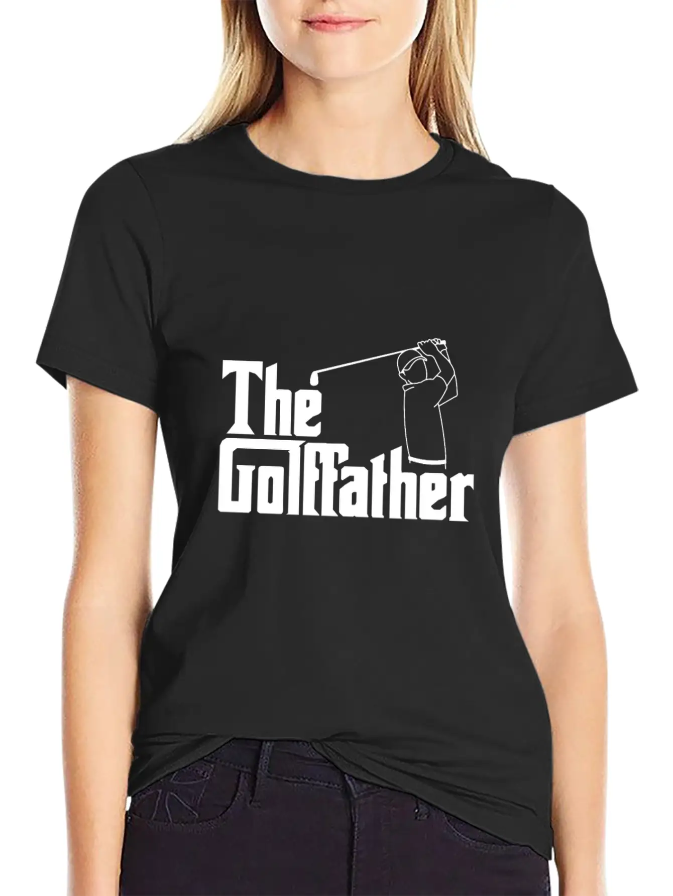 The Golf Father The Golffather Golfer Shirt Basic Graphic T-Shirt ¨C Daily Comfort In Soft Cotton
