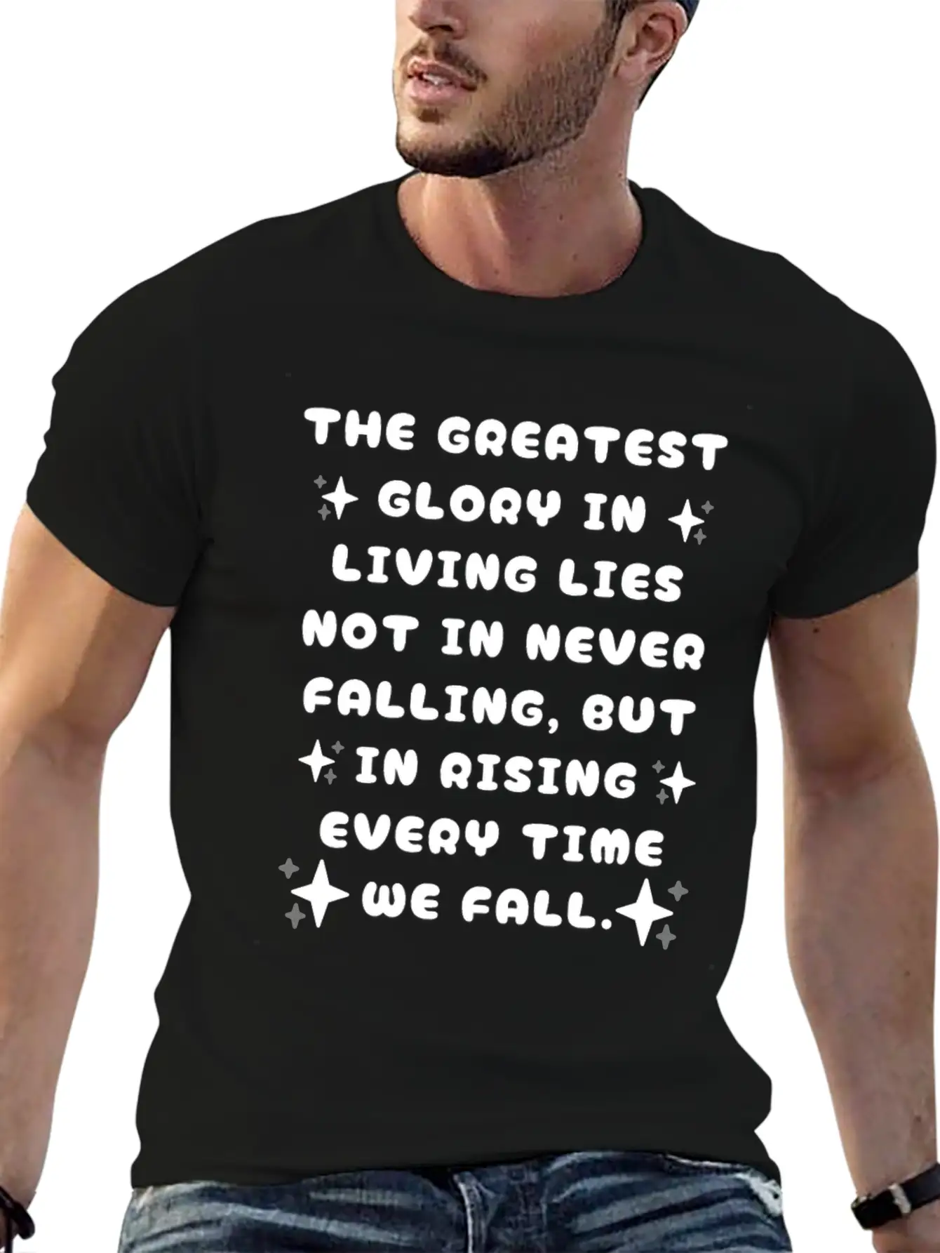 The Greatest Glory In Living Unisex Casual T-Shirt ¨C Clean Design For Daily Comfort