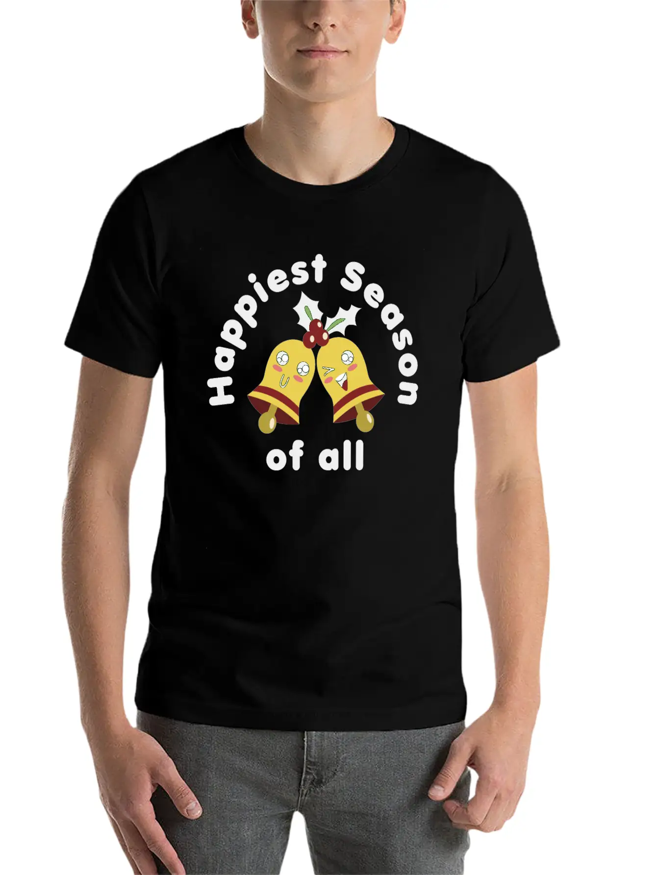 The Happiest Season Of All Unisex Casual T-Shirt ¨C Clean Design For Daily Comfort
