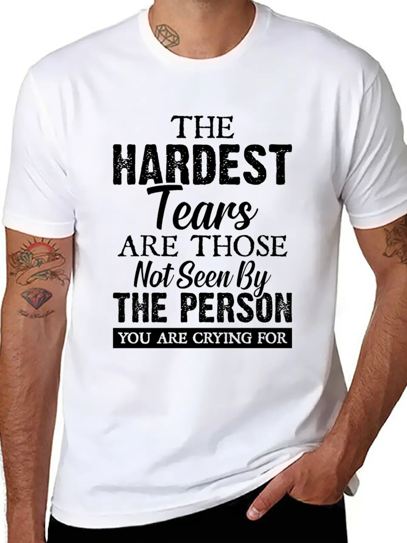 The Hardest Tears Basic Graphic T-Shirt ¨C Daily Comfort In Soft Cotton