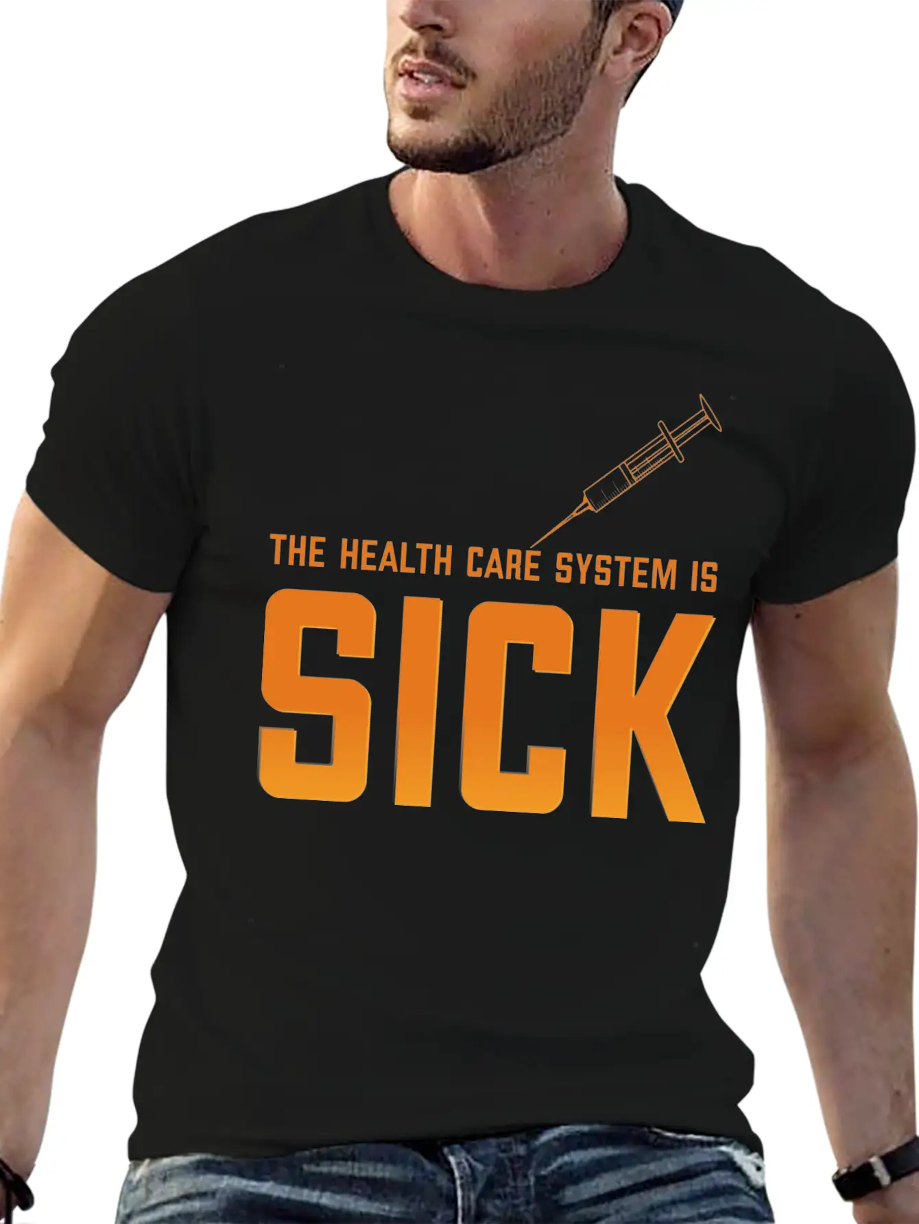 THE HEALTH CARE Unisex Casual T-Shirt ¨C Clean Design For Daily Comfort