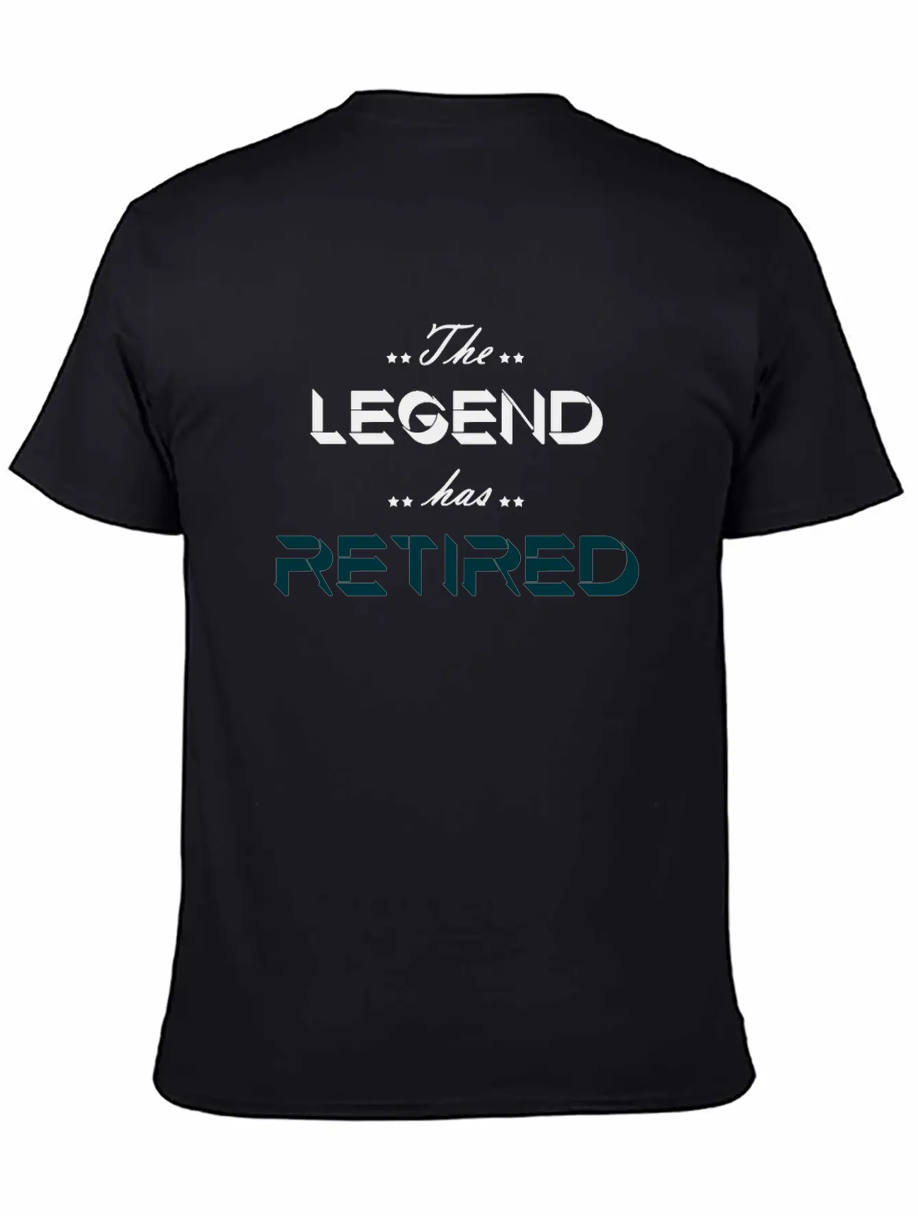 The Legend Has Retired Basic Graphic T-Shirt ¨C Daily Comfort In Soft Cotton