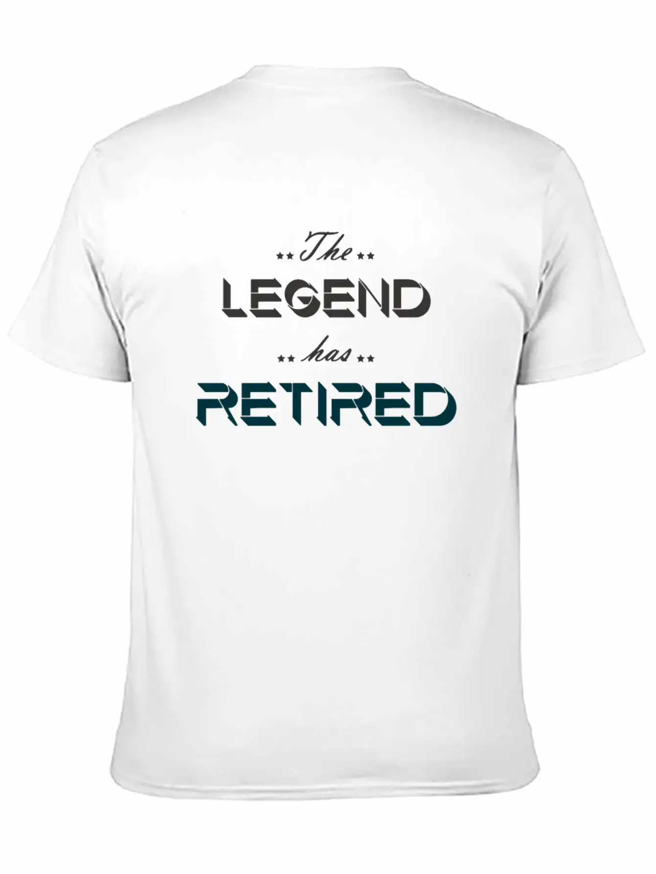 The Legend Has Retired Basic Graphic T-Shirt ¨C Daily Comfort In Soft Cotton