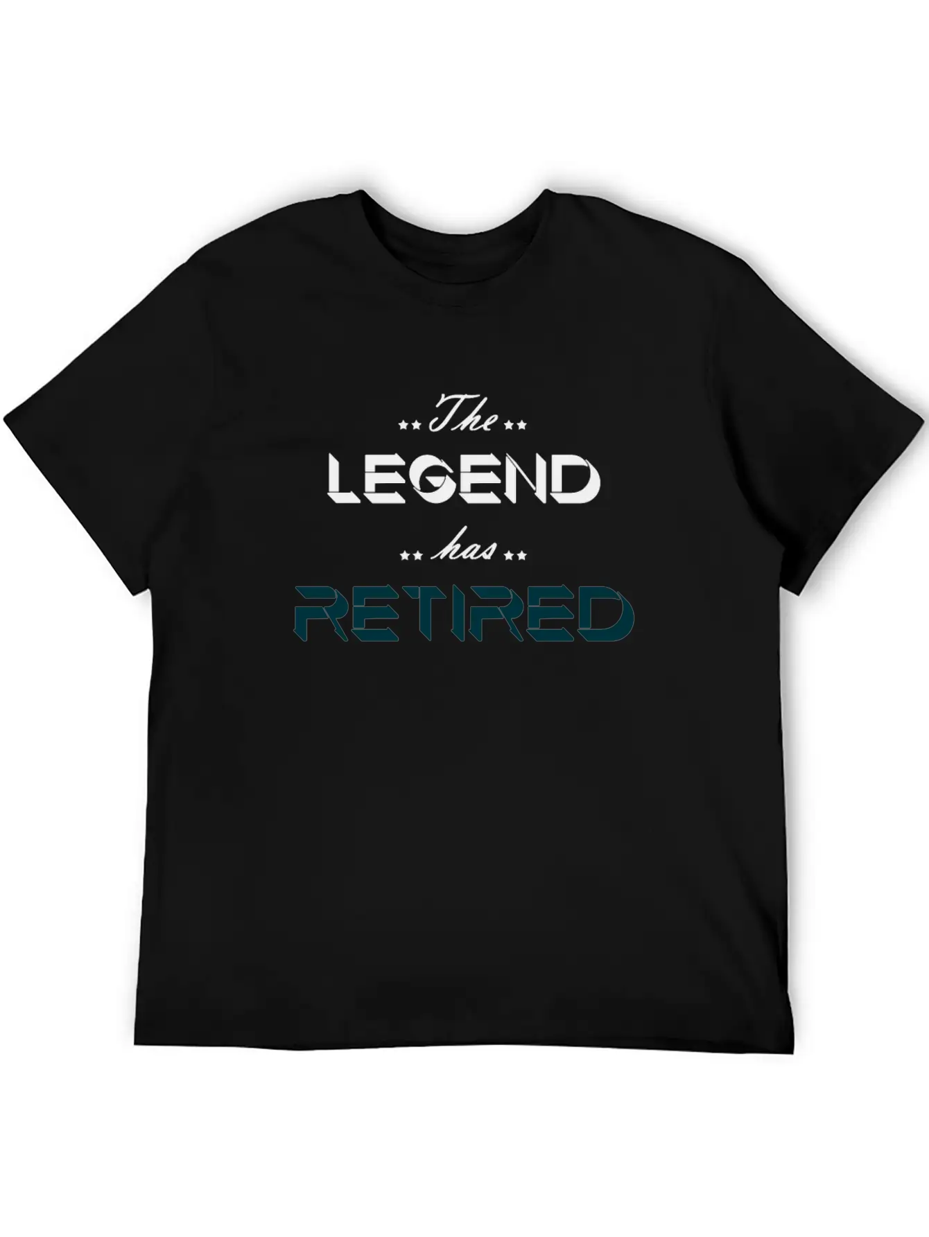 The Legend Has Retired Basic Graphic T-Shirt ¨C Daily Comfort In Soft Cotton
