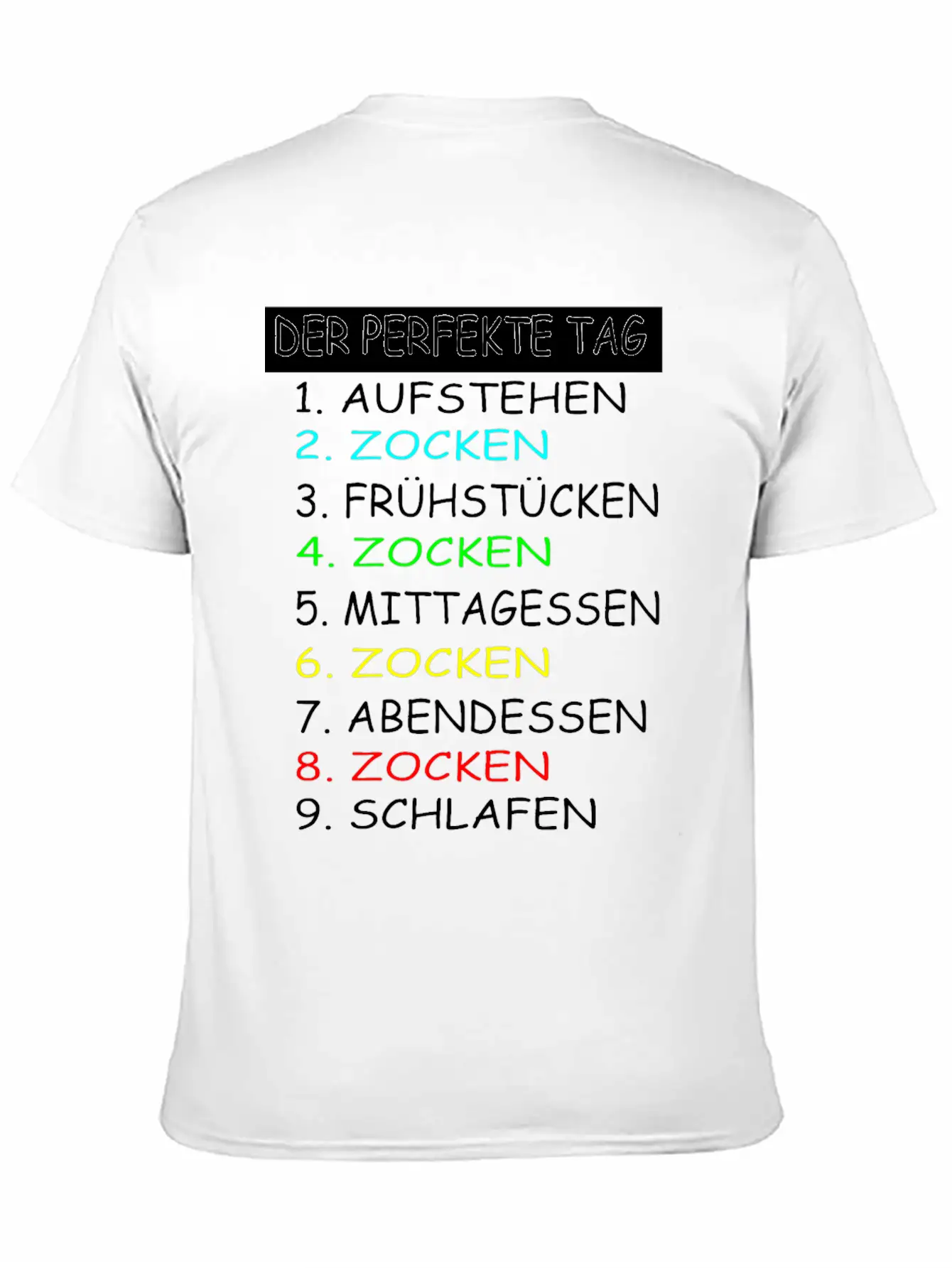 The Perfect Day Of Gaming Gamer Gaming Essential Cotton Tee For Daily Outfits ¨C Unisex Style