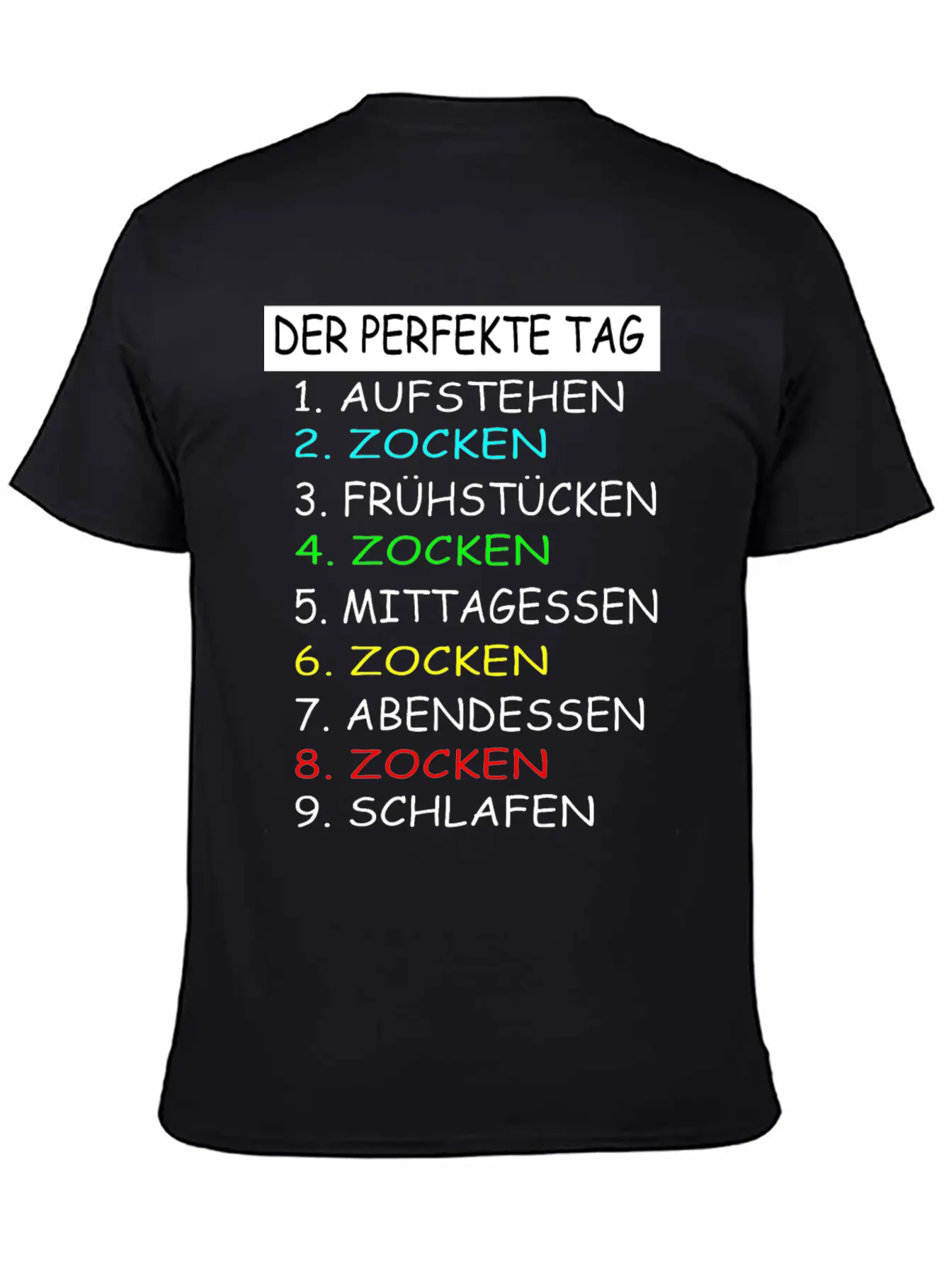 The Perfect Day Of Gaming Gamer Gaming Essential Cotton Tee For Daily Outfits ¨C Unisex Style