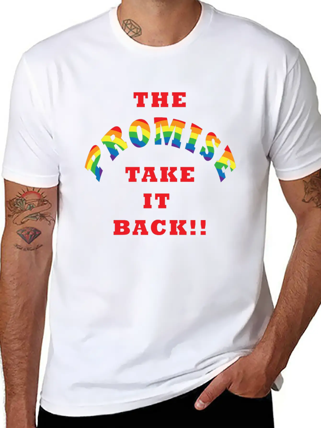 The Promise Take It Back Soft Cotton Short Sleeve Tee ¨C Unisex Wardrobe Staple