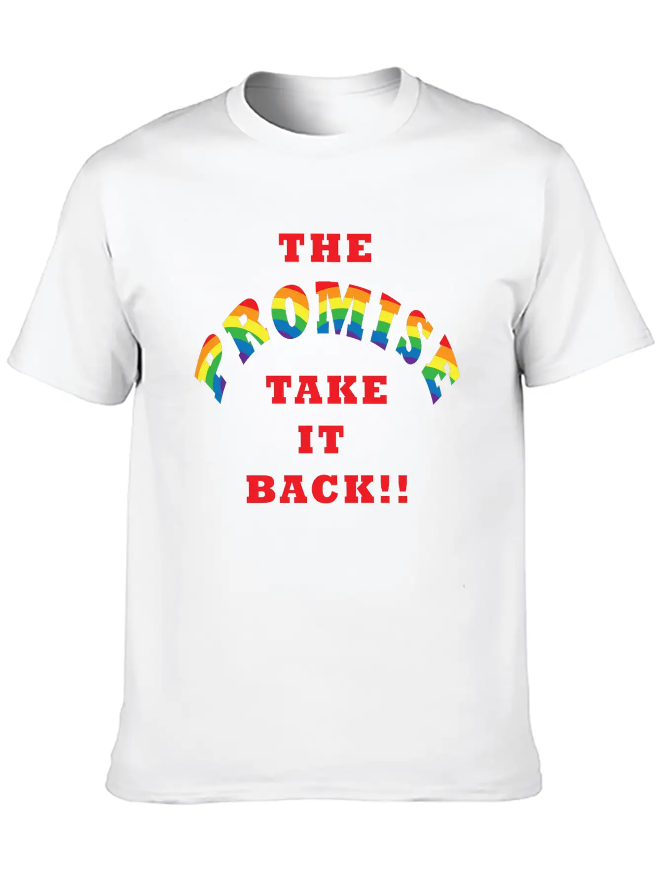The Promise Take It Back Soft Cotton Short Sleeve Tee ¨C Unisex Wardrobe Staple