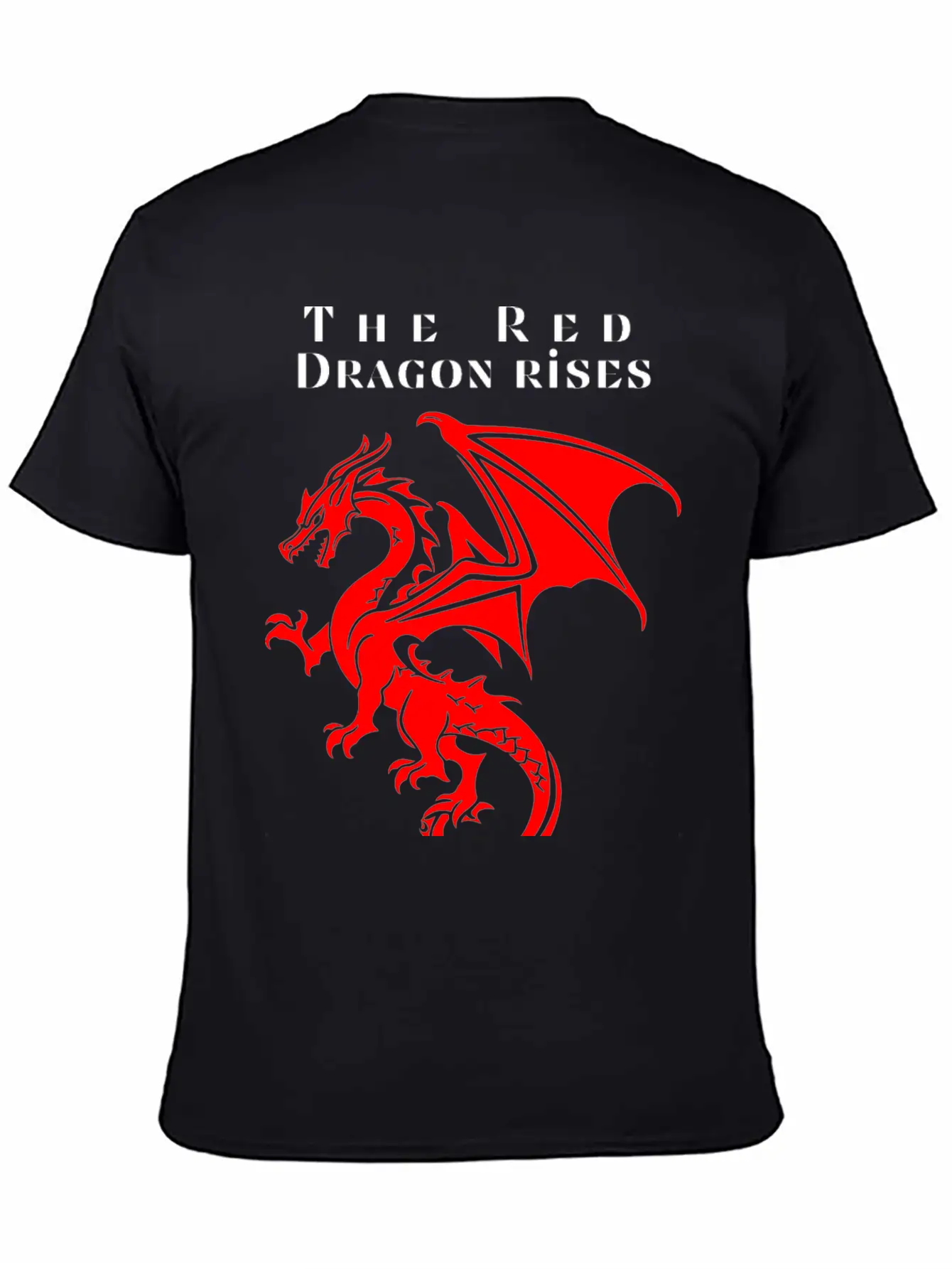 The Red Dragon Rises Essential Cotton Tee For Daily Outfits ¨C Unisex Style