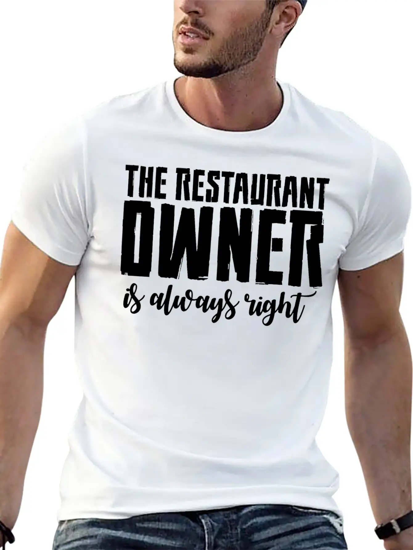 The Restaurant Owner Is Always Right 2 Essential Cotton Tee For Daily Outfits ¨C Unisex Style
