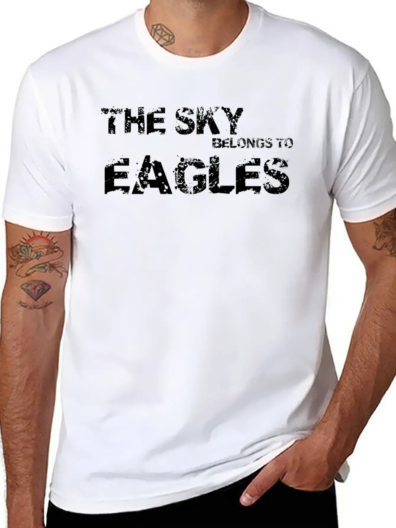The Sky Belongs To Eagles Soft Cotton Short Sleeve Tee ¨C Unisex Wardrobe Staple