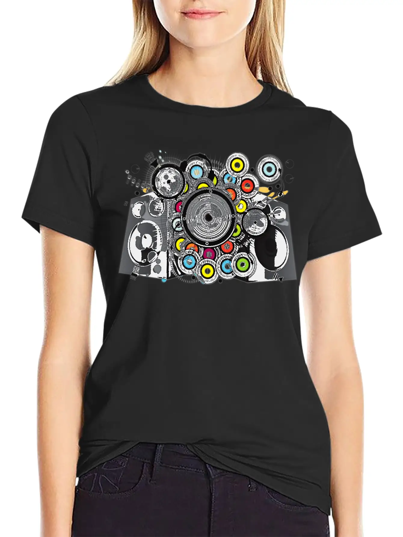 The_Sound_of_Silence Essential Cotton Tee For Daily Outfits ¨C Unisex Style