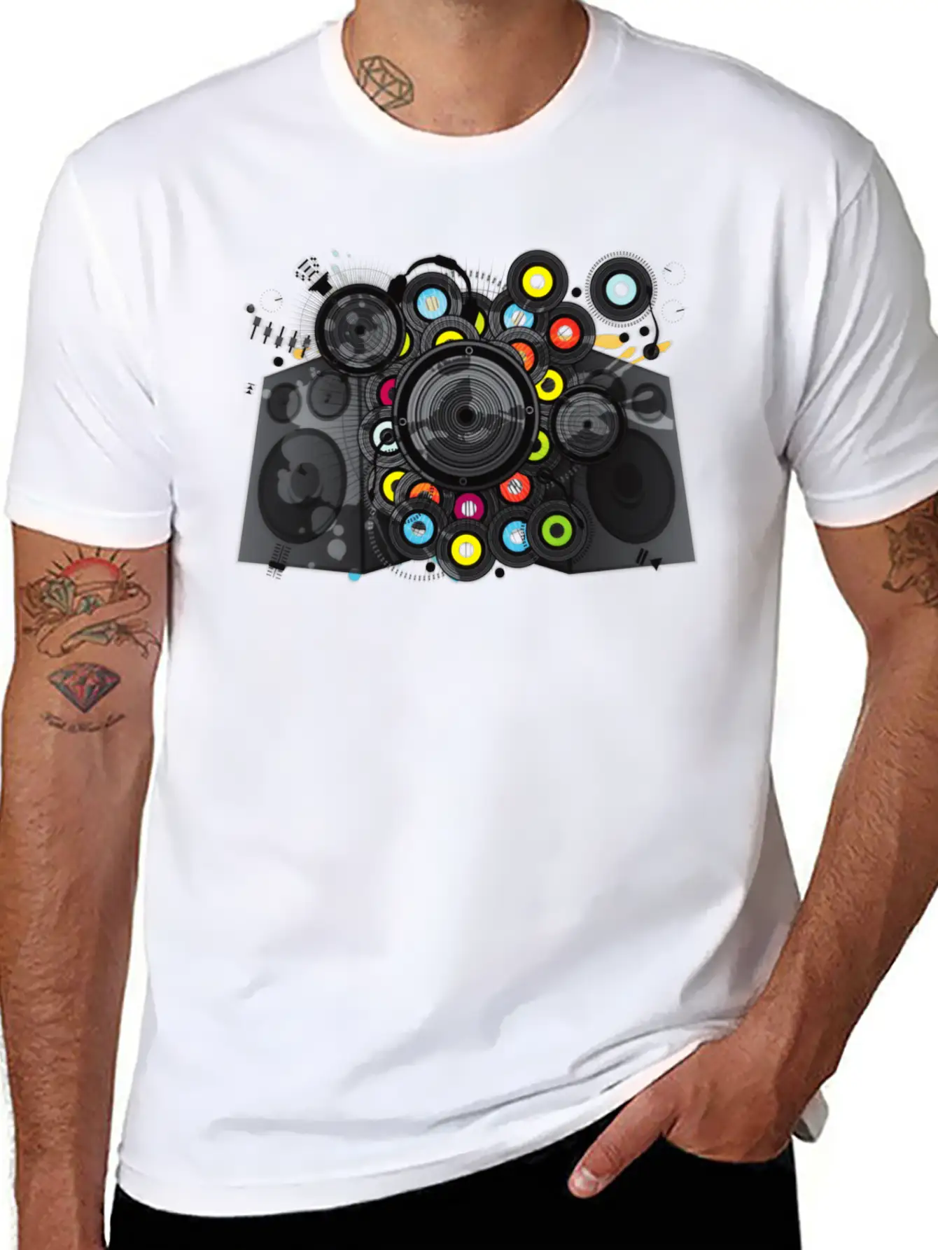 The_Sound_of_Silence Essential Cotton Tee For Daily Outfits ¨C Unisex Style