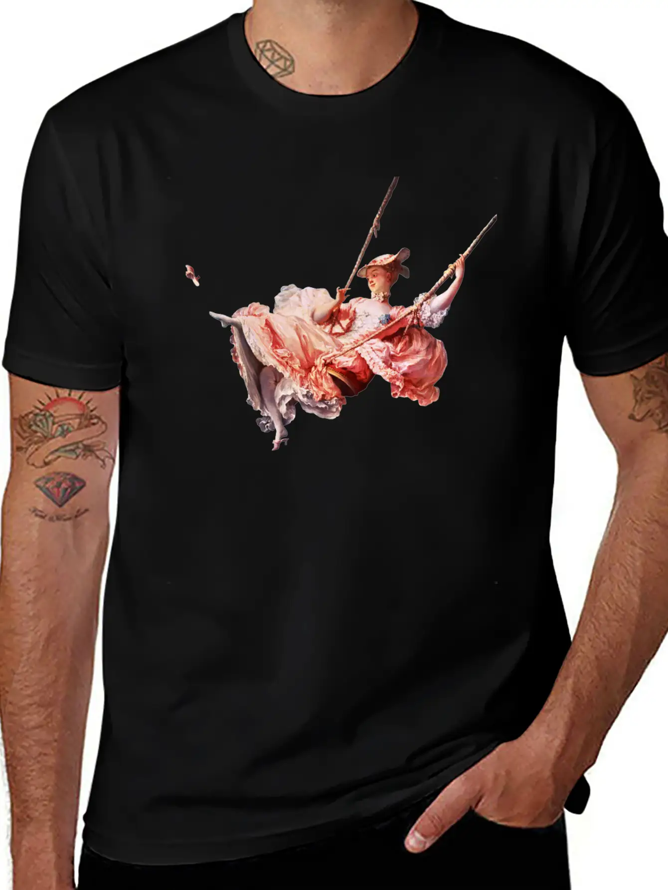 The Swing, Fragonard Soft Cotton Short Sleeve Tee ¨C Unisex Wardrobe Staple