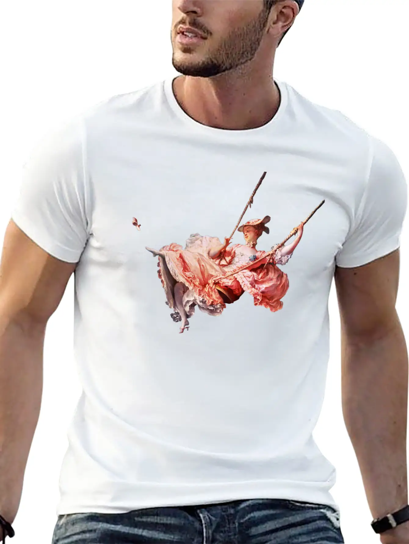 The Swing, Fragonard Soft Cotton Short Sleeve Tee ¨C Unisex Wardrobe Staple