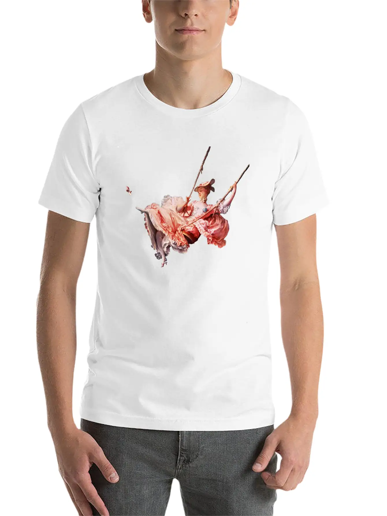 The Swing, Fragonard Soft Cotton Short Sleeve Tee ¨C Unisex Wardrobe Staple