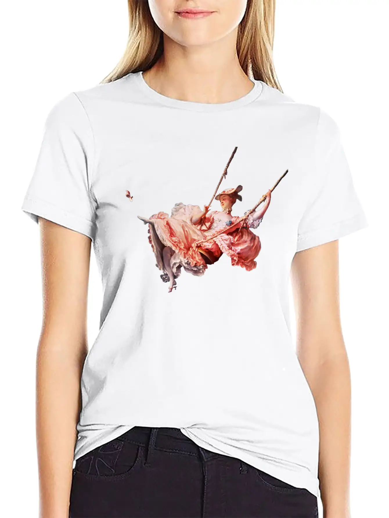 The Swing, Fragonard Soft Cotton Short Sleeve Tee ¨C Unisex Wardrobe Staple