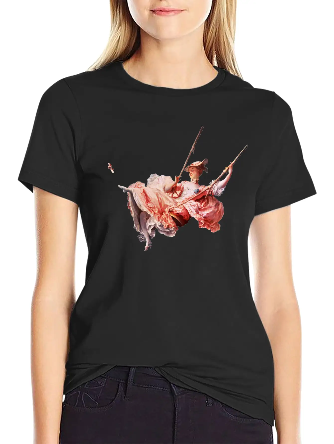 The Swing, Fragonard Soft Cotton Short Sleeve Tee ¨C Unisex Wardrobe Staple