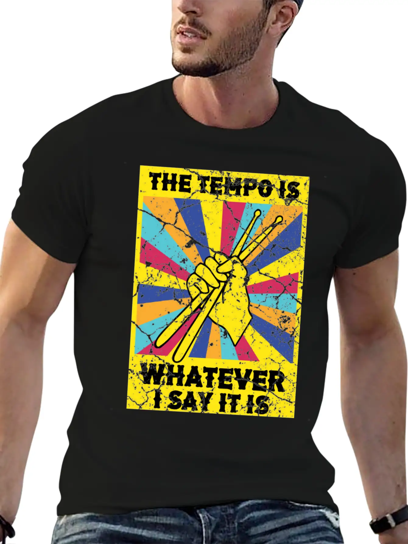 The Tempo Is Whatever I Say It Is Drummer Soft Cotton Short Sleeve Tee ¨C Unisex Wardrobe Staple