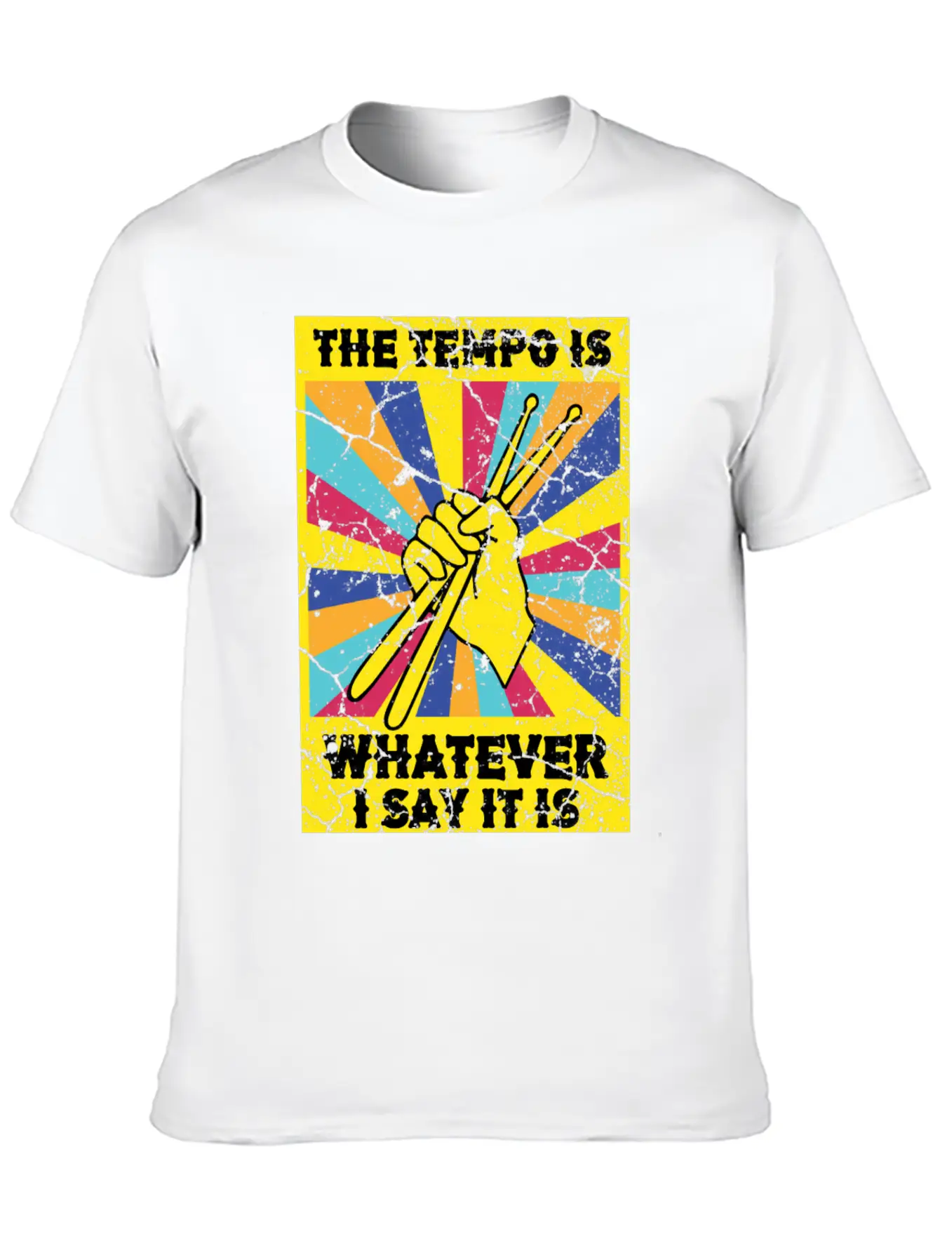 The Tempo Is Whatever I Say It Is Drummer Soft Cotton Short Sleeve Tee ¨C Unisex Wardrobe Staple