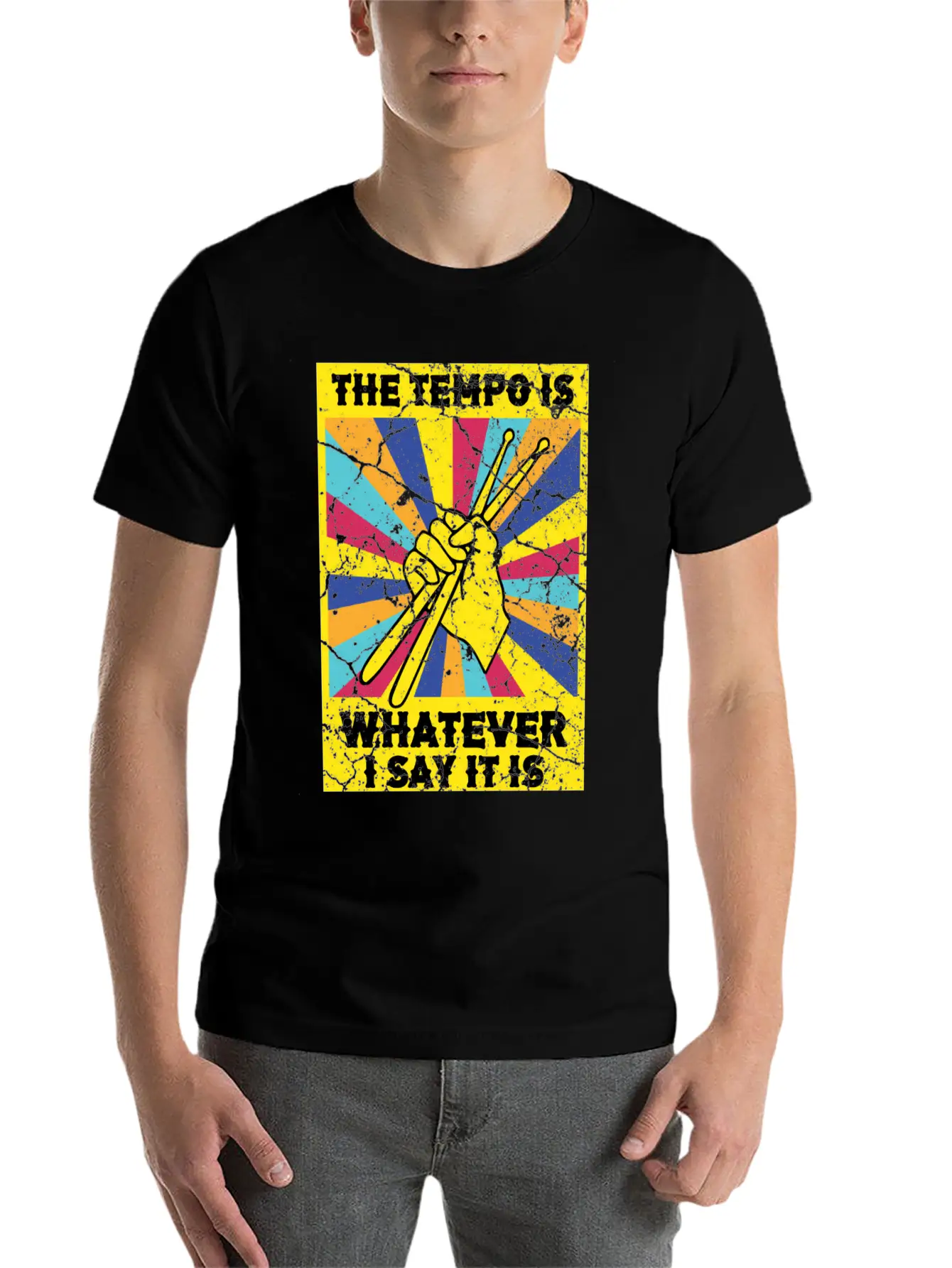 The Tempo Is Whatever I Say It Is Drummer Soft Cotton Short Sleeve Tee ¨C Unisex Wardrobe Staple