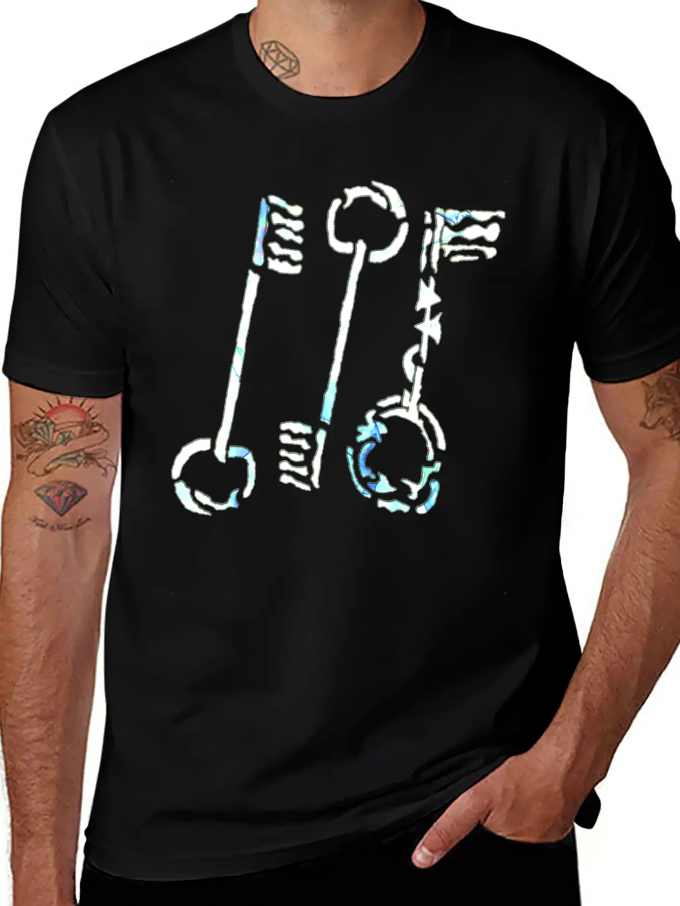 The Three Keys Essential Cotton Tee For Daily Outfits ¨C Unisex Style