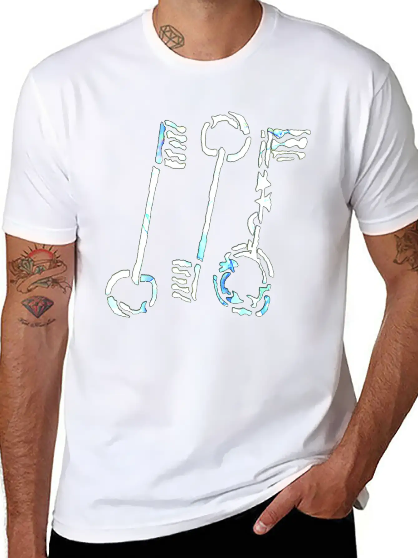 The Three Keys Essential Cotton Tee For Daily Outfits ¨C Unisex Style