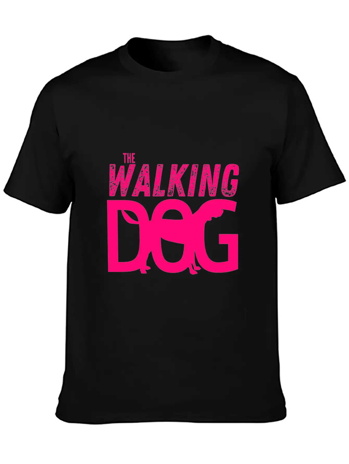 The Walking Dog The Running Dog Essential Cotton Tee For Daily Outfits ¨C Unisex Style
