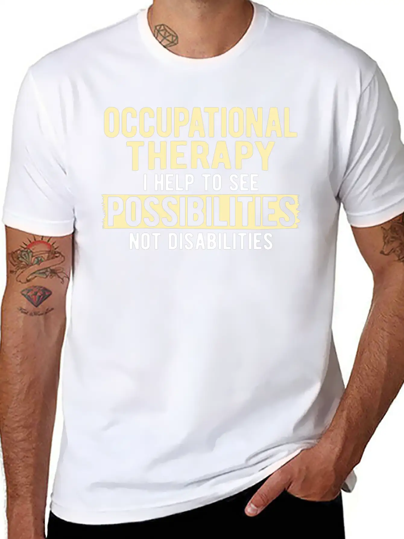 Therapy Occupational Therapy Occupational Unisex Casual T-Shirt ¨C Clean Design For Daily Comfort