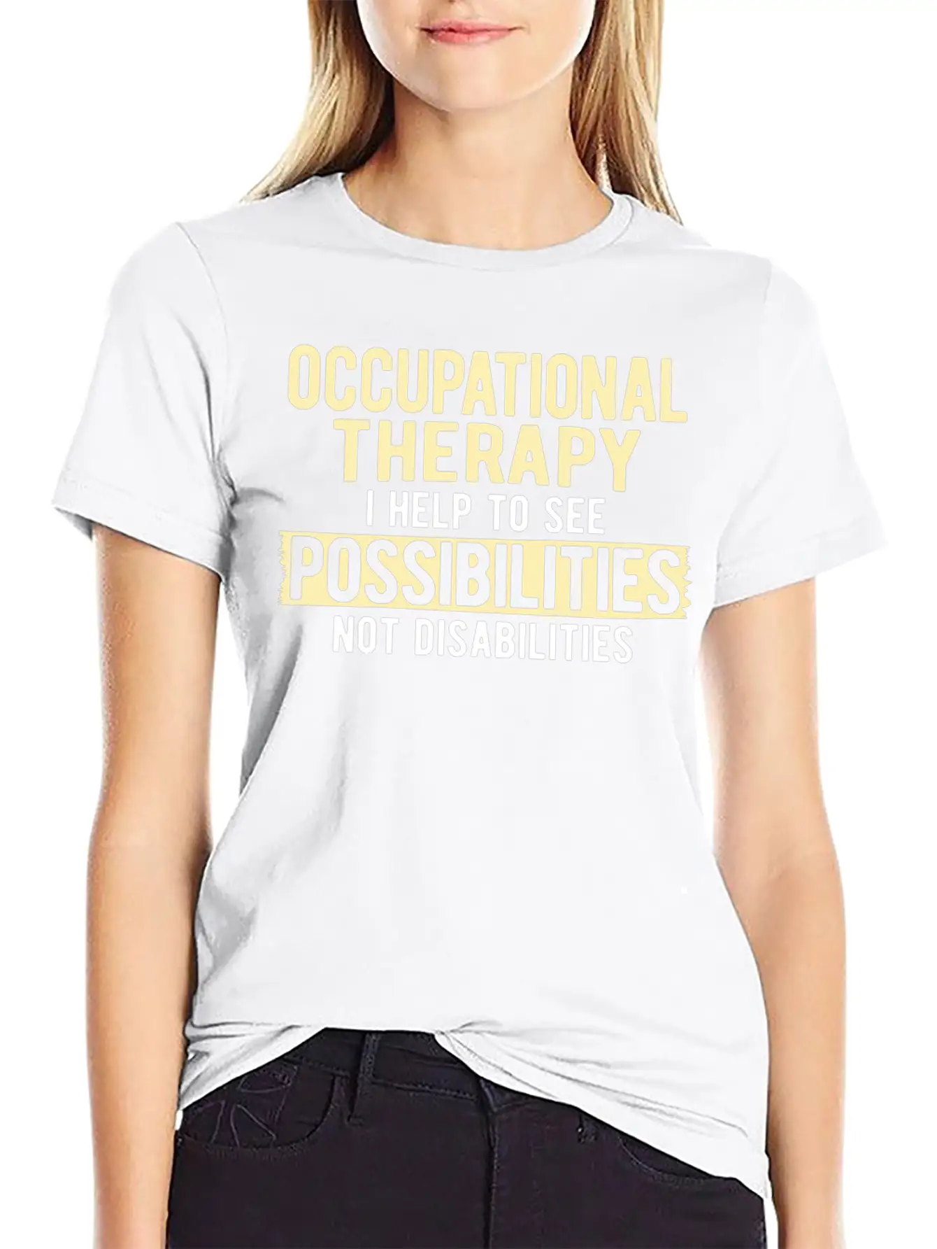 Therapy Occupational Therapy Occupational Unisex Casual T-Shirt ¨C Clean Design For Daily Comfort