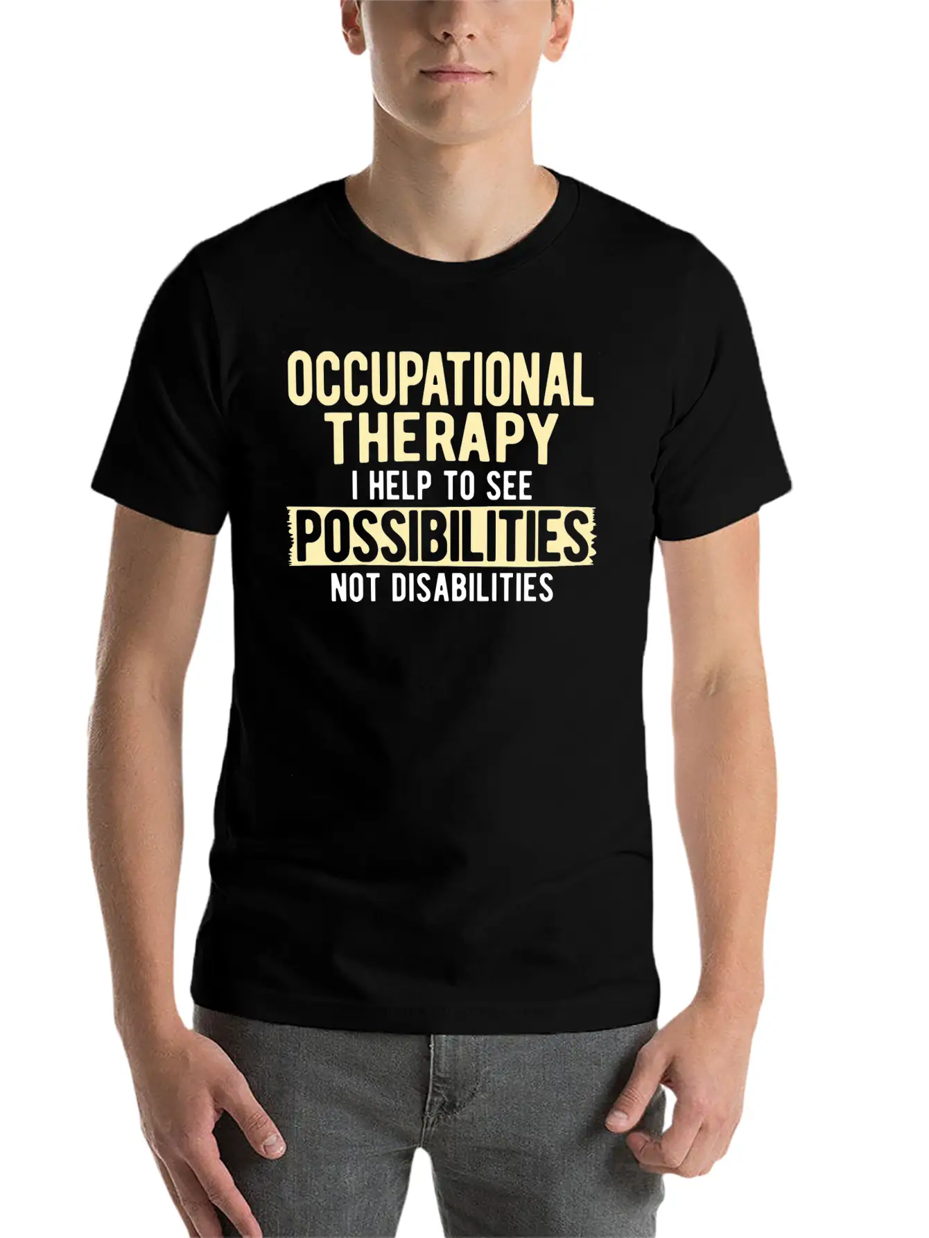 Therapy Occupational Therapy Occupational Unisex Casual T-Shirt ¨C Clean Design For Daily Comfort