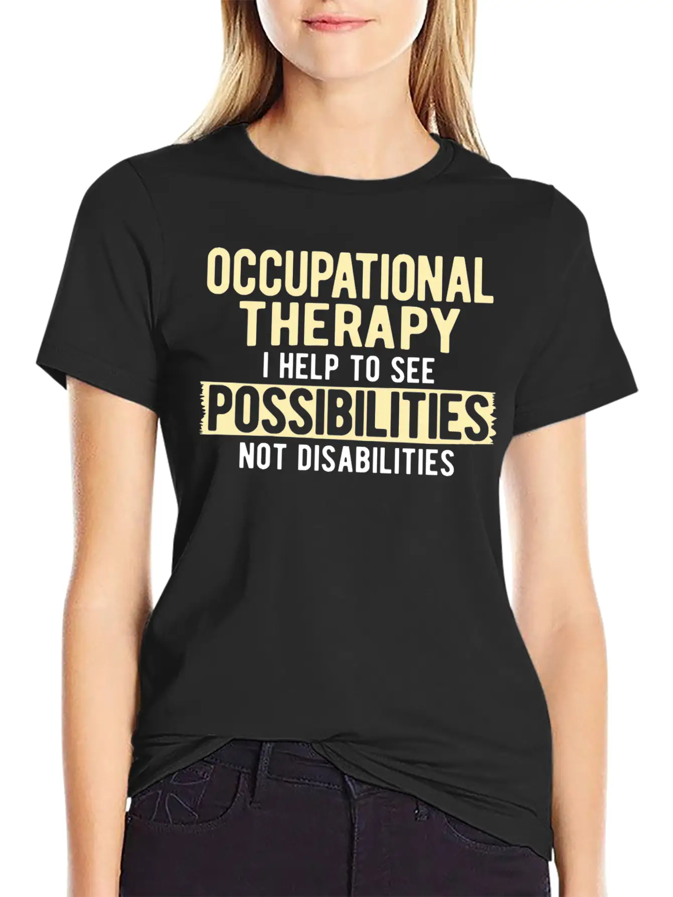 Therapy Occupational Therapy Occupational Unisex Casual T-Shirt ¨C Clean Design For Daily Comfort