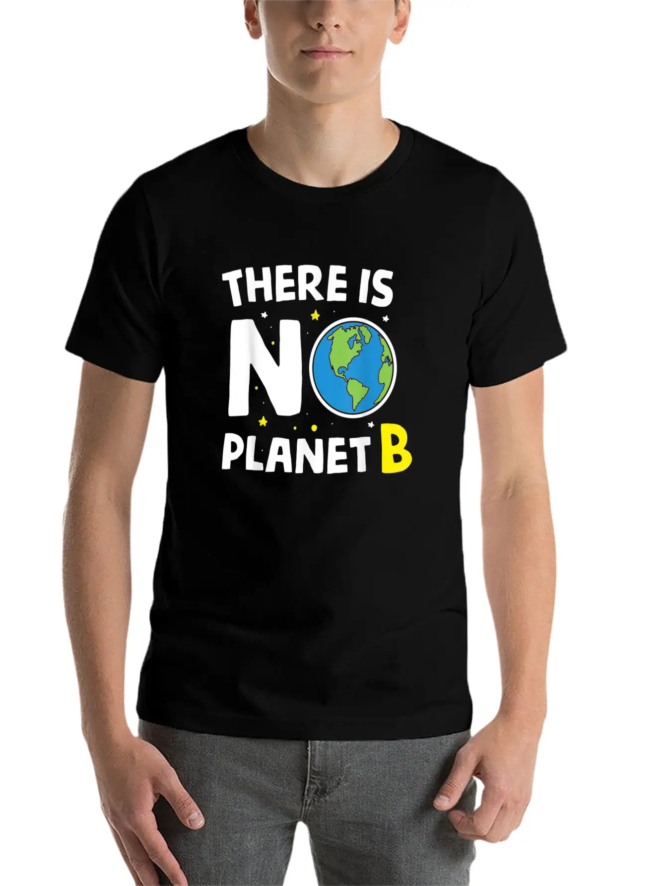There Is Not Planet Bi Earth Day Environmentalist Basic Graphic T-Shirt ¨C Daily Comfort In Soft Cotton