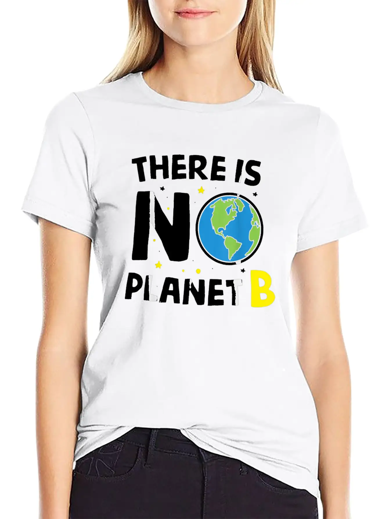 There Is Not Planet Bi Earth Day Environmentalist Basic Graphic T-Shirt ¨C Daily Comfort In Soft Cotton
