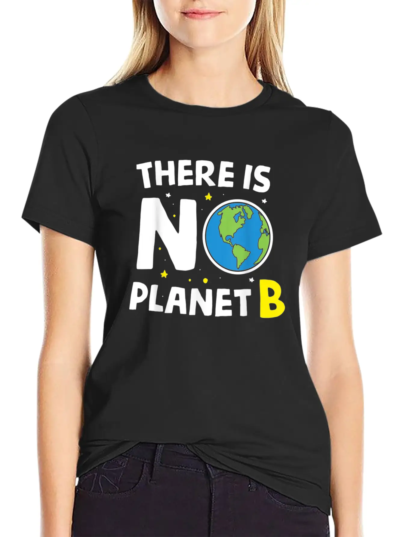 There Is Not Planet Bi Earth Day Environmentalist Basic Graphic T-Shirt ¨C Daily Comfort In Soft Cotton