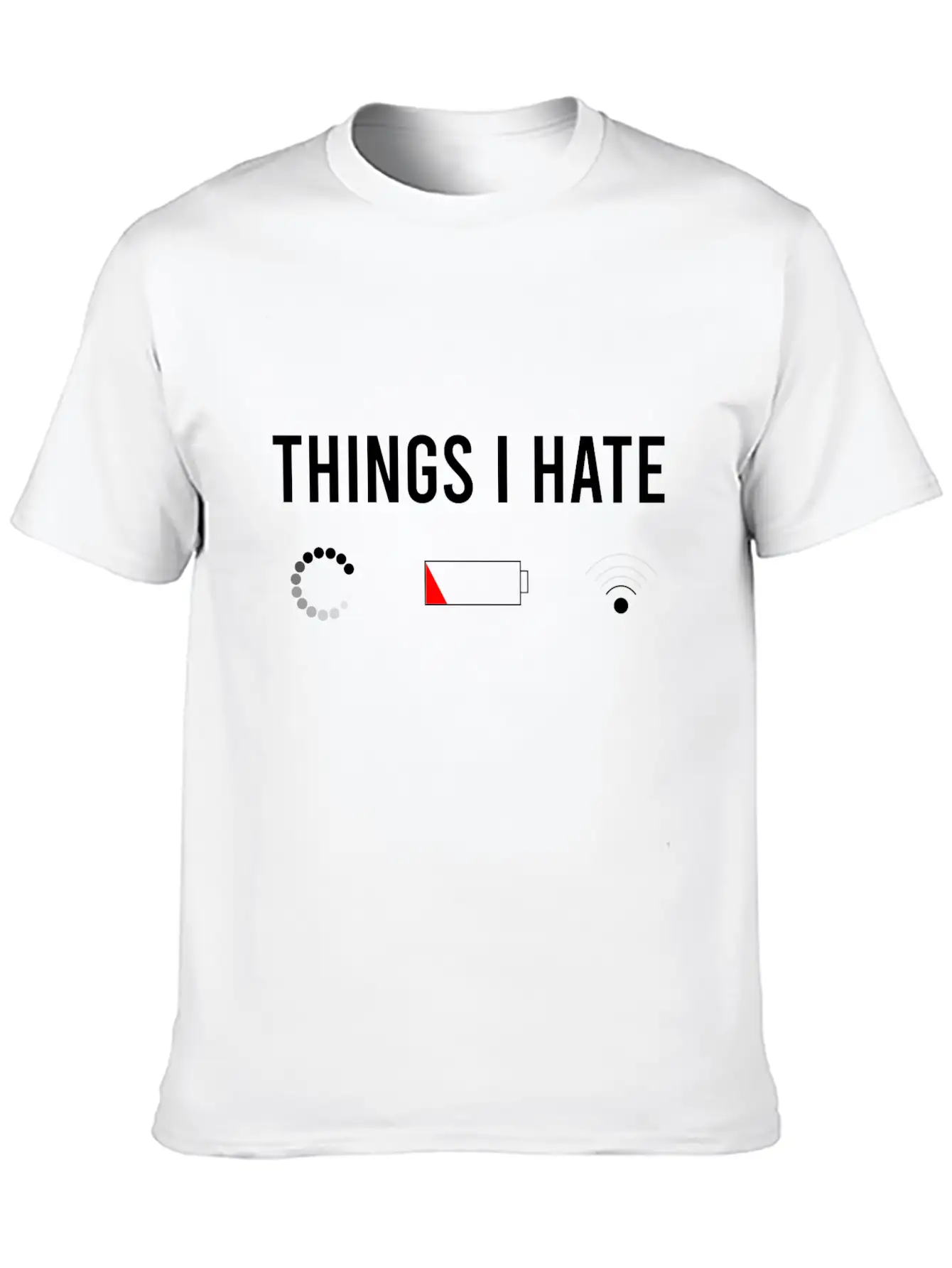 Things I Hate Soft Cotton Short Sleeve Tee ¨C Unisex Wardrobe Staple