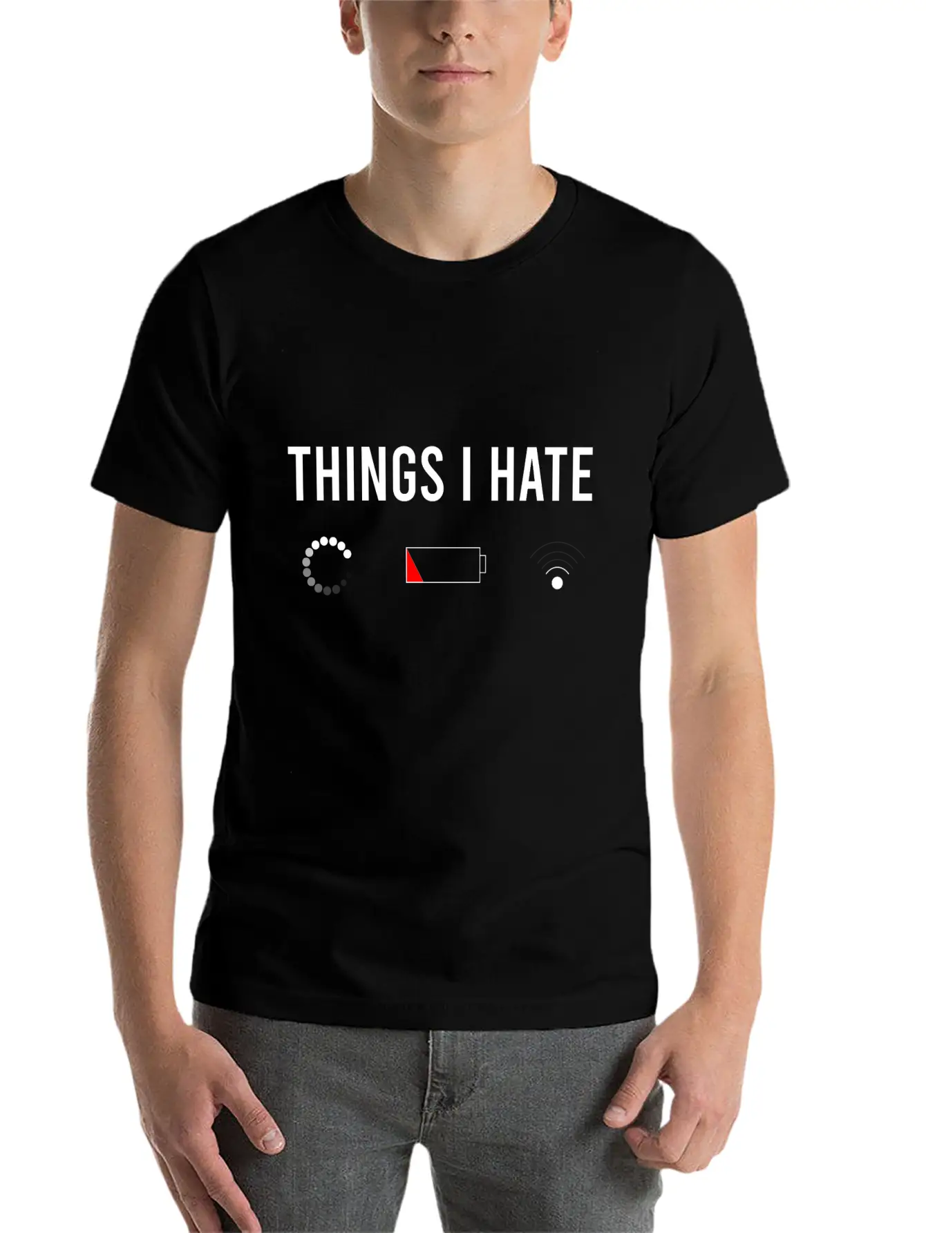 Things I Hate Soft Cotton Short Sleeve Tee ¨C Unisex Wardrobe Staple