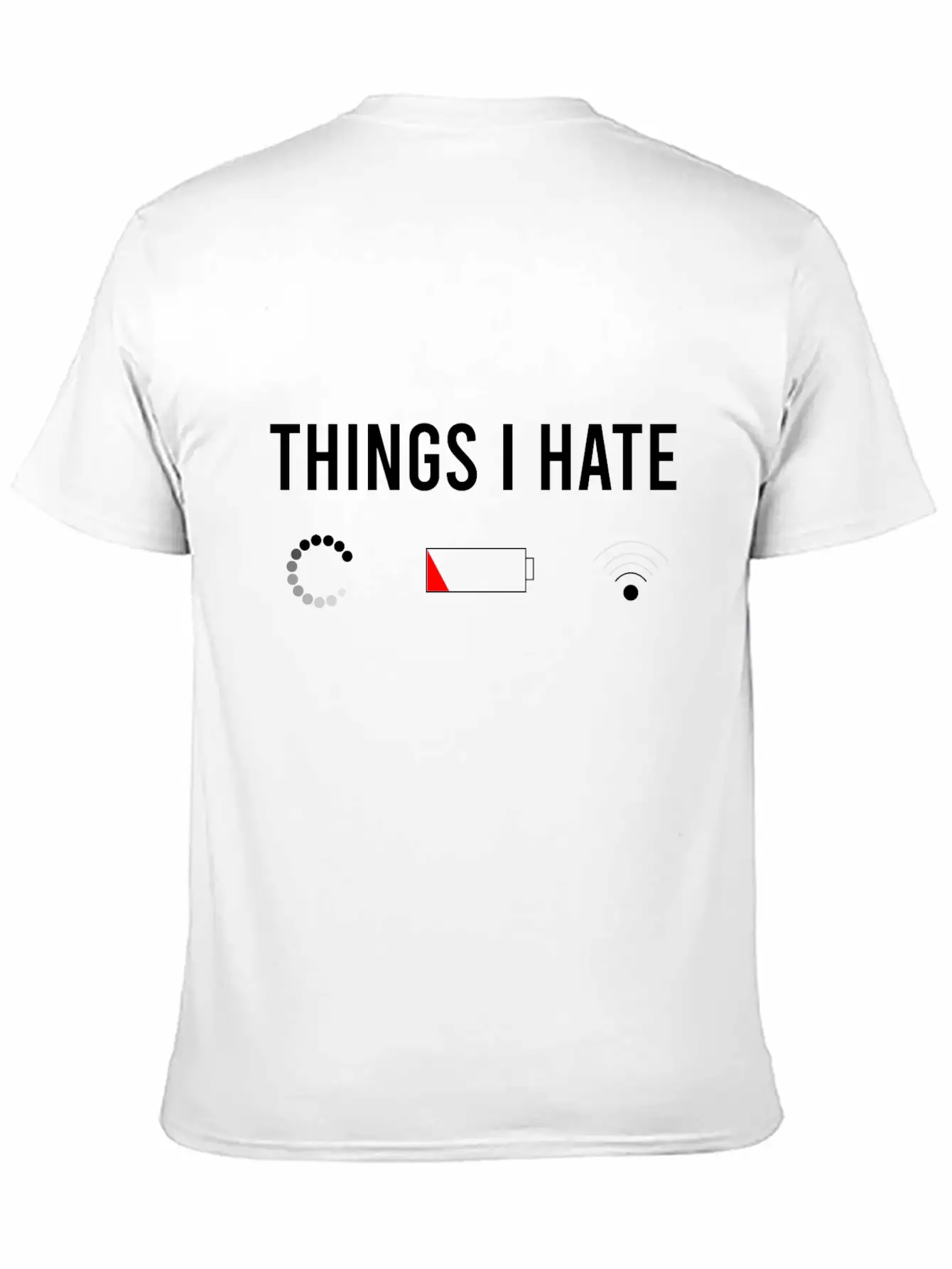 Things I Hate Soft Cotton Short Sleeve Tee ¨C Unisex Wardrobe Staple