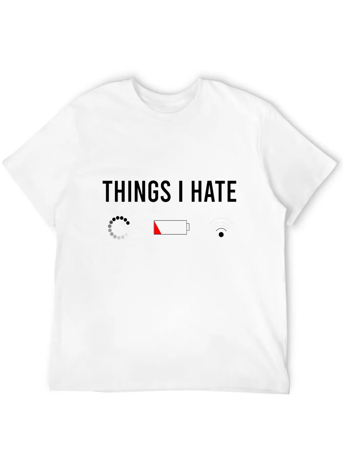 Things I Hate Soft Cotton Short Sleeve Tee ¨C Unisex Wardrobe Staple