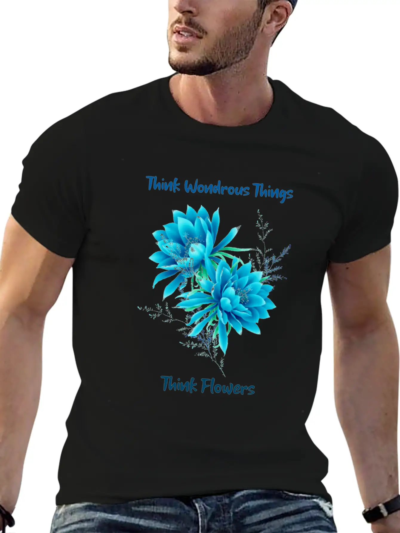 Think Of Wondrous Things Unisex Casual T-Shirt ¨C Clean Design For Daily Comfort