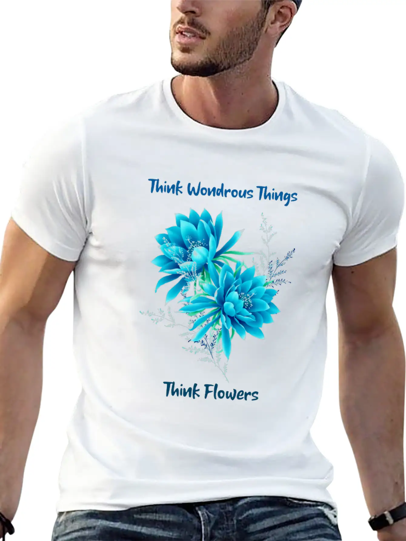 Think Of Wondrous Things Unisex Casual T-Shirt ¨C Clean Design For Daily Comfort
